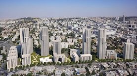 הדמיית פרויקט גוננים, צילום: אלי רכס אדריכלים ומתכנני ערים בע"מ